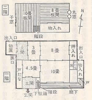 「東雲舎」間取り図